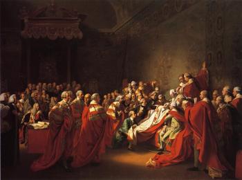 約翰 辛格頓 科普利 The Collapse of the Earl of Chatham in the House of Lords (The Death of the Earl of Chatham)